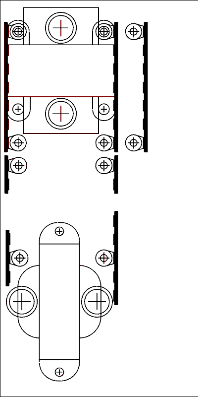  Top chassis, left