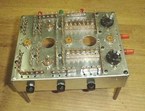 A really practical new old style breadboarding system which recycles the not so practical breadboard built earlier.
